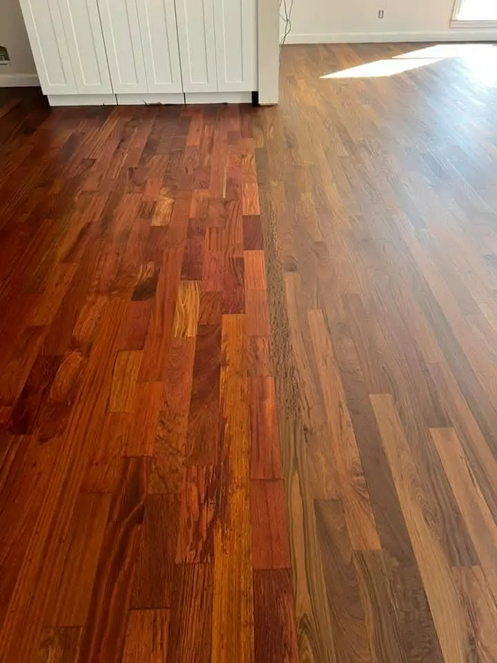 Hardwood floor cleaning
